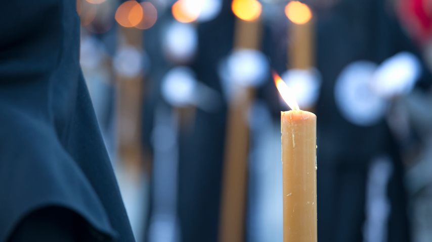 Processions during easter in Granada